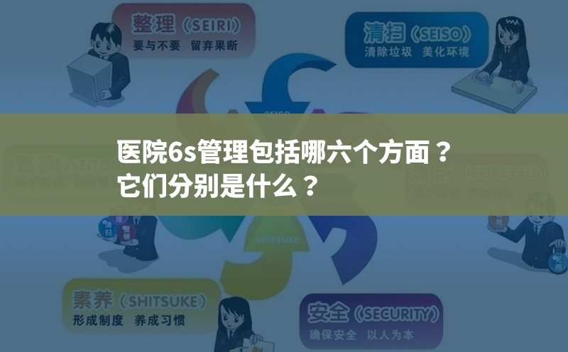 醫(yī)院6s管理包括哪六個方面？它們分別是什么？