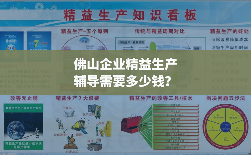 佛山企業(yè)精益生產(chǎn)輔導(dǎo)需要多少錢？